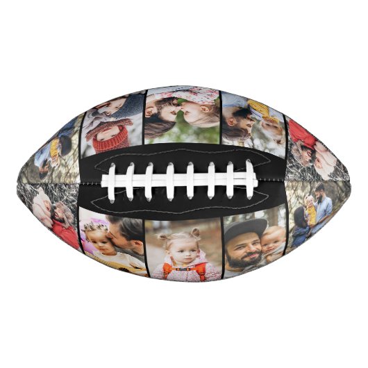 Fotocollage Eenvoudig Elegant Afbeelding American Football (Voorkant)