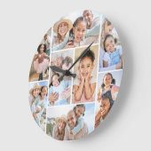 Fotocollage Eenvoudig Elegant Afbeelding Grote Klok (Hoek)