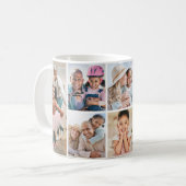 Fotocollage Eenvoudig Elegant Afbeelding Koffiemok (Voorkant links)