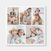 Fotocollage Eenvoudig Elegant Afbeelding Magneet (Voorkant)