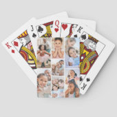 Fotocollage Eenvoudig Elegant Afbeelding Pokerkaarten (Achterkant)