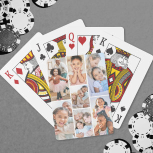 Fotocollage Eenvoudig Elegant Afbeelding Pokerkaarten