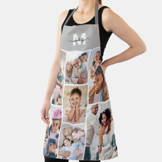 Fotocollage Eenvoudig Elegant Afbeelding Schort (Insitu)