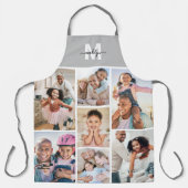 Fotocollage Eenvoudig Elegant Afbeelding Schort (Voorkant)