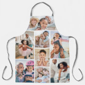 Fotocollage Eenvoudig Elegant Afbeelding Schort (Voorkant)