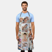 Fotocollage Eenvoudig Elegant Afbeelding Schort (Gedragen)