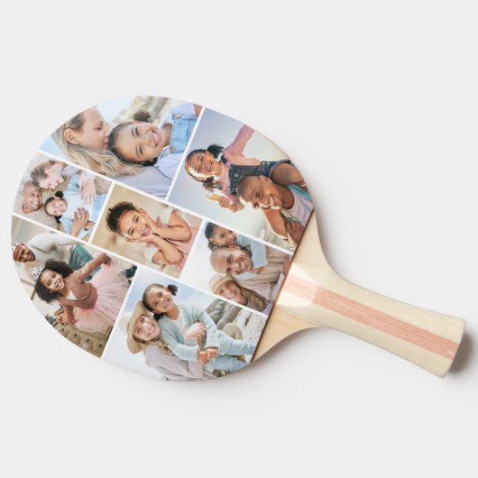Fotocollage Eenvoudig Elegant Afbeelding Tafeltennisbatje (Zijkant)