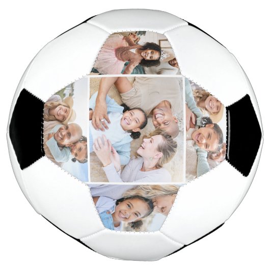 Fotocollage Eenvoudig Elegant Afbeelding Voetbal (Gedraaid)