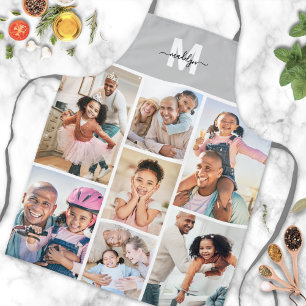 Fotocollage Eenvoudig Elegant Beeld Schort