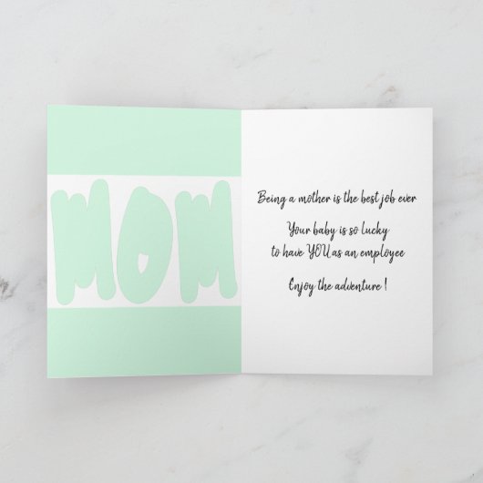 Fotocollage-EERSTE Moederdag  Kaart (Binnen)