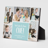 Fotocollage eerste verjaardag fotoplaat (Zijkant)