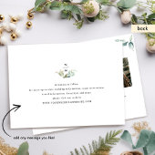 Fotocollage Elegante groene bruiloft Save The Date