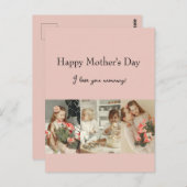 Fotocollage en bericht - gepersonaliseerd cadeau | briefkaart (Voorkant / Achterkant)