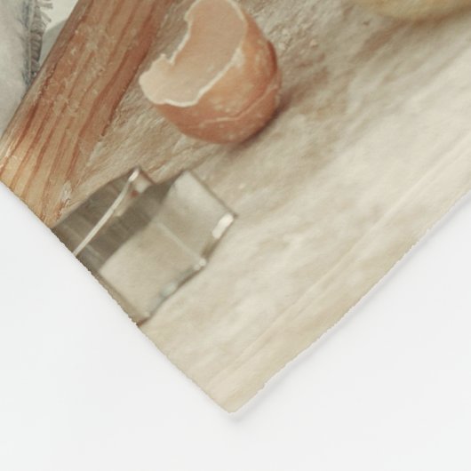 Fotocollage en bericht - gepersonaliseerd cadeau | fleece deken (Hoek)