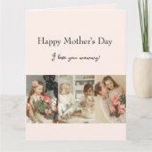 Fotocollage en bericht - gepersonaliseerd cadeau | kaart (Voorkant)