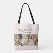 Fotocollage en bericht - gepersonaliseerd cadeau | tote bag (Achterkant)