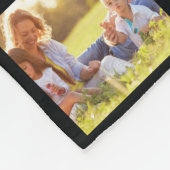 Fotocollage en tekstdeken personaliseren fleece deken (Hoek)