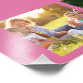 Fotocollage en tekstdeken personaliseren foto afdruk (Hoek)