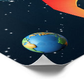 Fotocollage Enorme Twee | 2e verjaardag Space Rock Poster (Hoek)