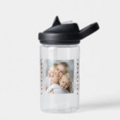 Fotocollage familie beste vrienden naam kinder waterfles (Links)