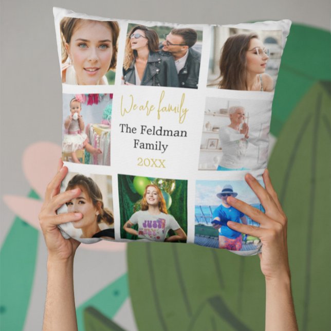 Fotocollage familie Eenvoudig Wij zijn Kussen (Creator heeft geüpload)