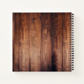 Fotocollage familie foto's van bijtende schuur notitieboek (Achterkant)