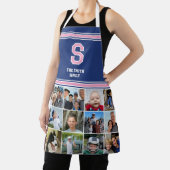 Fotocollage Familie Monogrammed Marine Roze Schort (Insitu)