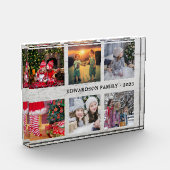 Fotocollage familie Rustisch hout Fotoblokken (Links)