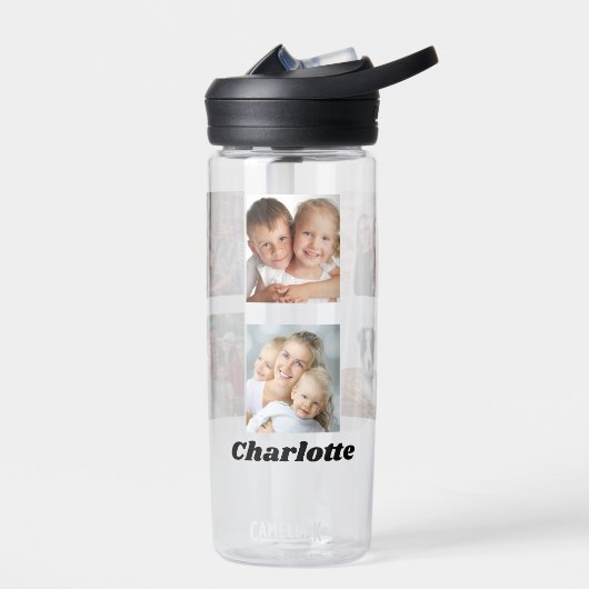 Fotocollage familienaam waterfles (Links)