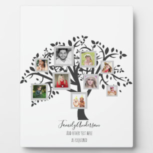 Fotocollage Familiestamboom Sjabloon Persoonlijk Fotoplaat