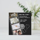 Fotocollage filmstrook Dank u kaart (Staand voorkant)