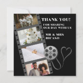 Fotocollage filmstrook Dank u kaart (Voorkant)