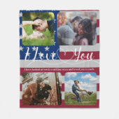 Fotocollage Fleece Deken (Voorkant)