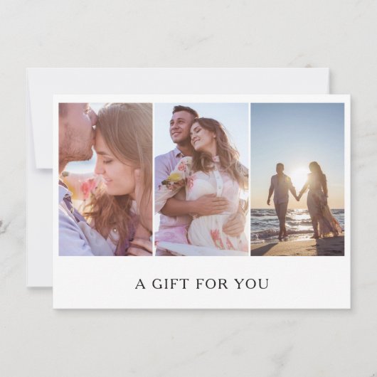 Fotocollage Fotografie Gift Certificate (Voorkant)