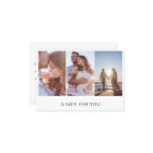 Fotocollage Fotografie Gift Certificate