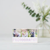 Fotocollage fotografie-Visitekaartje Visitekaartje (Staand voorkant)