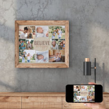 Fotocollage Gelooft een gelukkig Afbeelding te zij