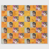 Fotocollage Gelukkig Halloween inpakpapier (Vlak)