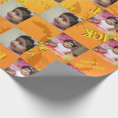 Fotocollage Gelukkig Halloween inpakpapier (Hoek)