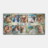 Fotocollage geode minerale kunst bureaumat (Voorkant)