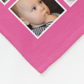 Fotocollage gepersonaliseerd 25 Foto DIY Custom Fleece Deken (Hoek)