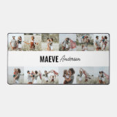 Fotocollage gepersonaliseerde moderne minimale een bureaumat (Voorkant)