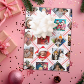 Fotocollage Geplaagd Vakantie Inpakpapier Bladen