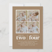 Fotocollage gezamenlijke verjaardag kaart (Voorkant)