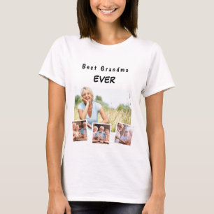 Fotocollage grootmoeder t-shirt