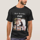 Fotocollage grootvader grootvader t-shirt (Voorkant)