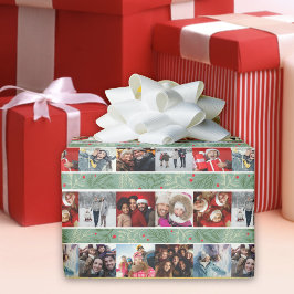 Fotocollage Happy Holiday Cadeaupapier