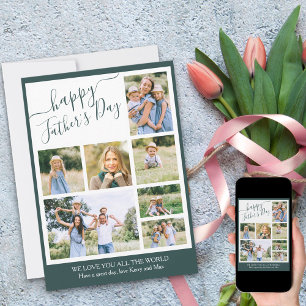 Fotocollage Happy Vaderdag 7 Afbeelding Feestdagenkaart
