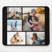 Fotocollage ideeën voor geschenken Creëer 5 foto's Muismat (Voorkant)