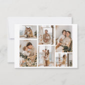 Fotocollage ideeën voor geschenken Creëer 6 foto's Bedankkaart (Voorkant)